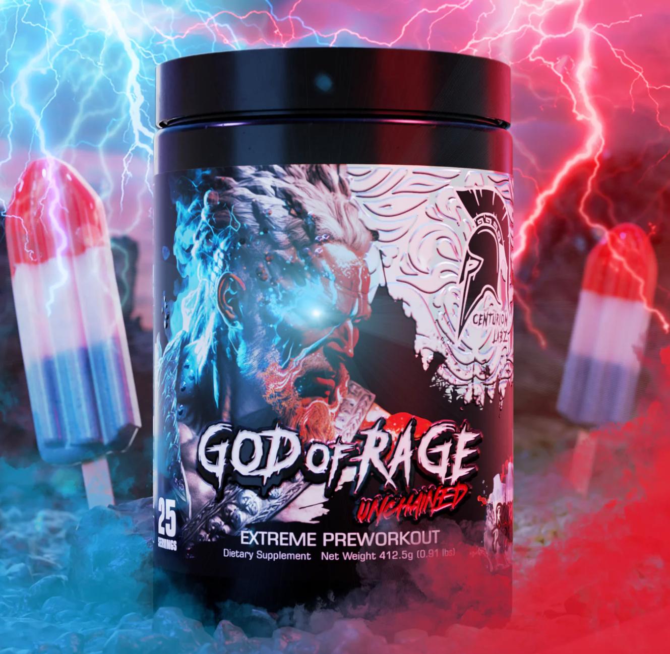 Centurion Labz God of Rage Unchained Pre-Workout Energy & Focus