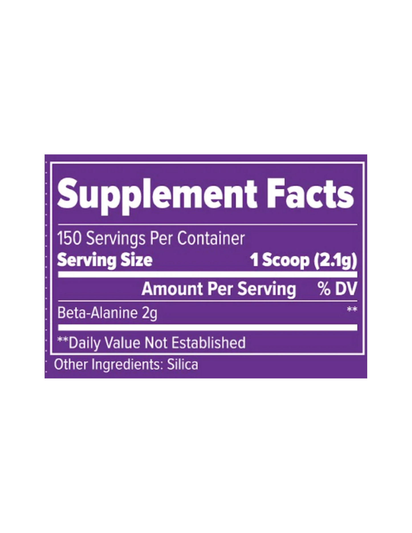 Finaflex Beta Alanine Unflavored-The Supplement Stop