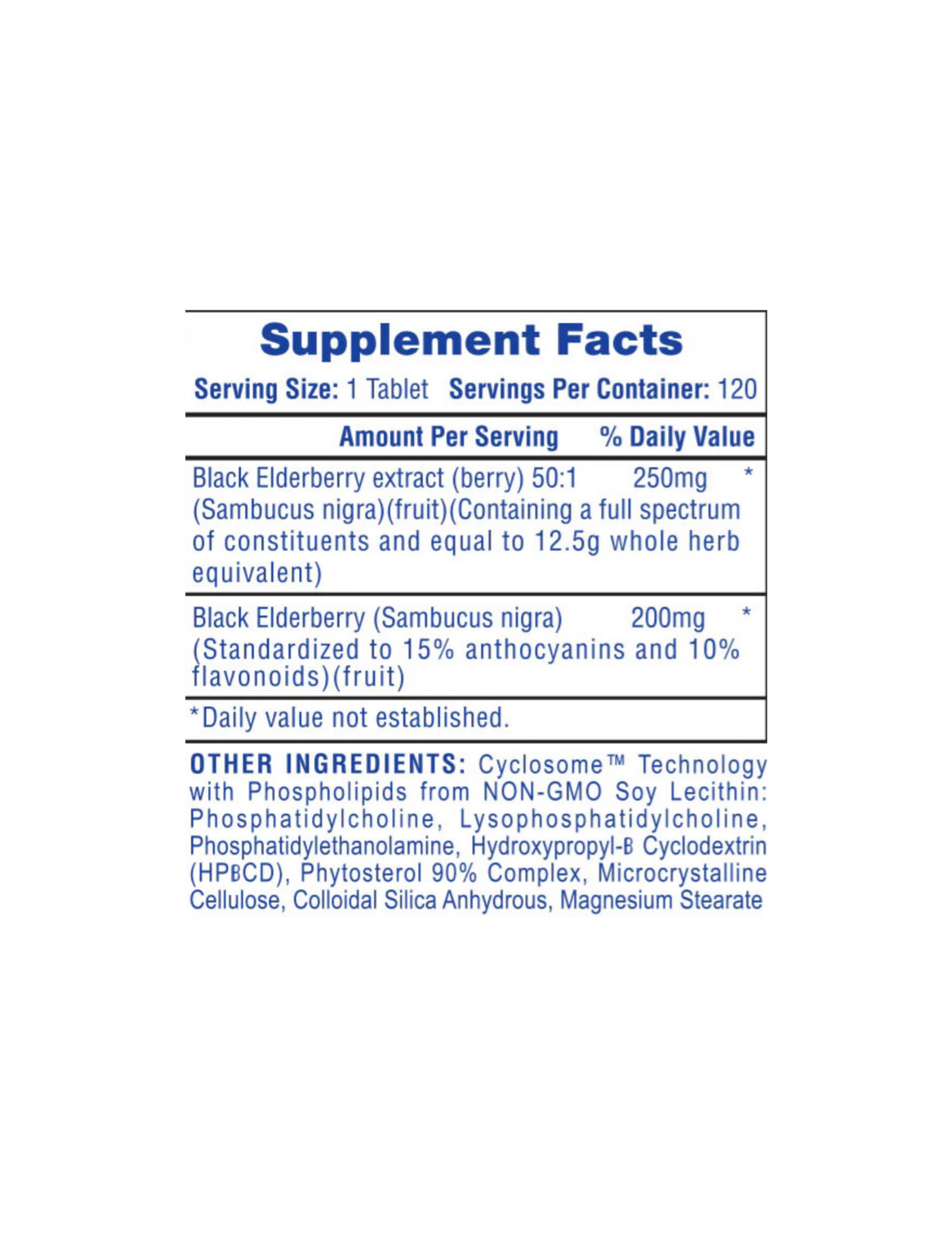 HiTech Pharmaceuticals Black Elderberry-The Supplement Stop
