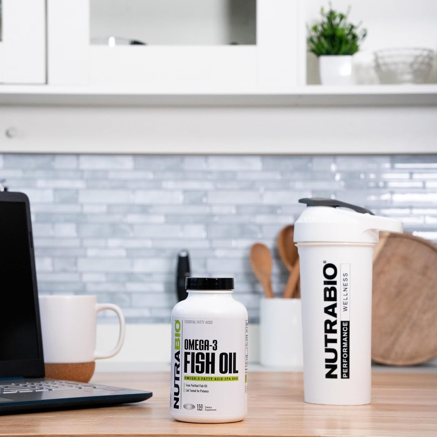 NutraBio Omega 3 Fish Oil 150 Softgels-The Supplement Stop