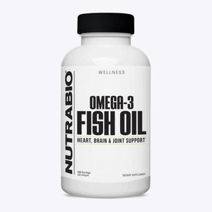 NutraBio Omega 3 Fish Oil 400 Softgels-The Supplement Stop