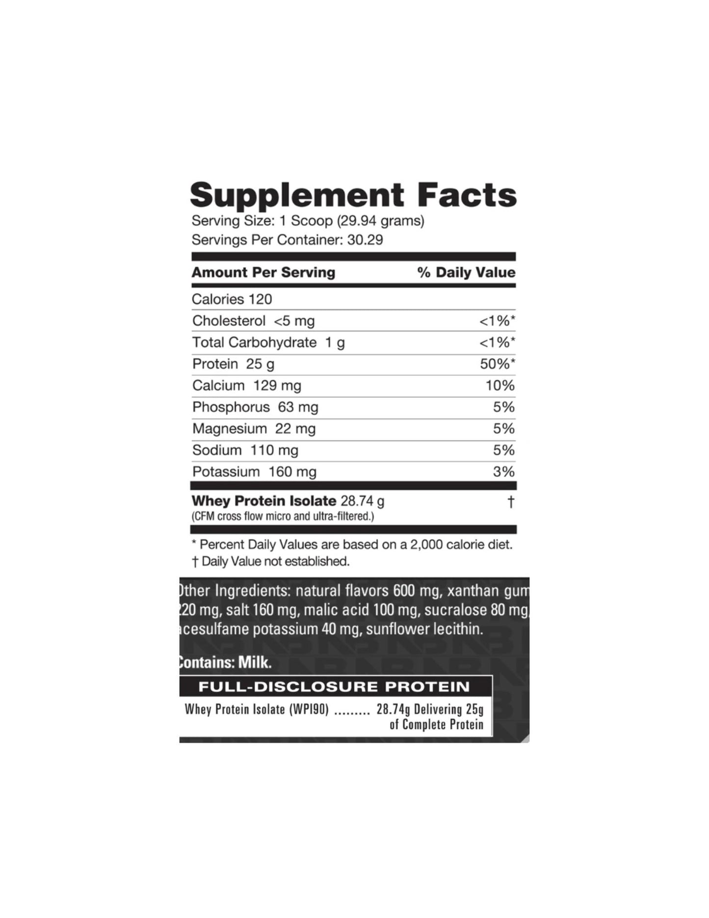 NutraBio Whey Protein Isolate 5 LB-The Supplement Stop