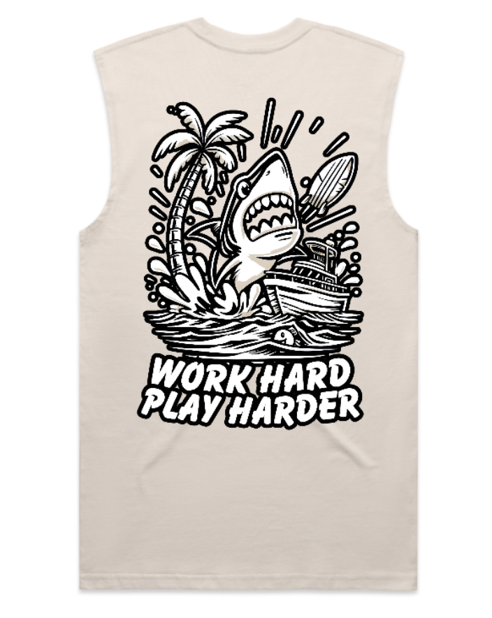 BEACH DAY // BOAT DAY MUSCLE TANK BONE