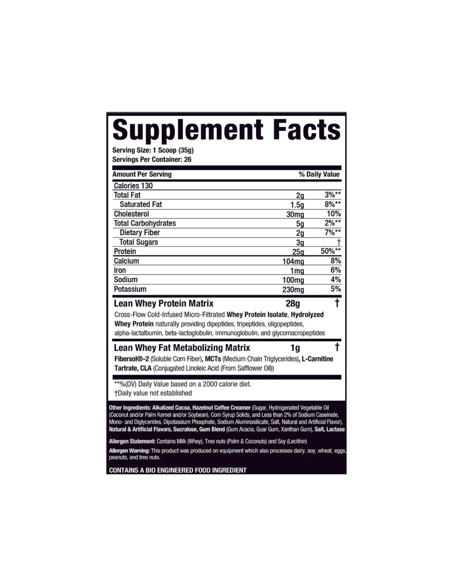 Musclesport Lean Whey® Iso Hydro Gourmet Protein 2LB