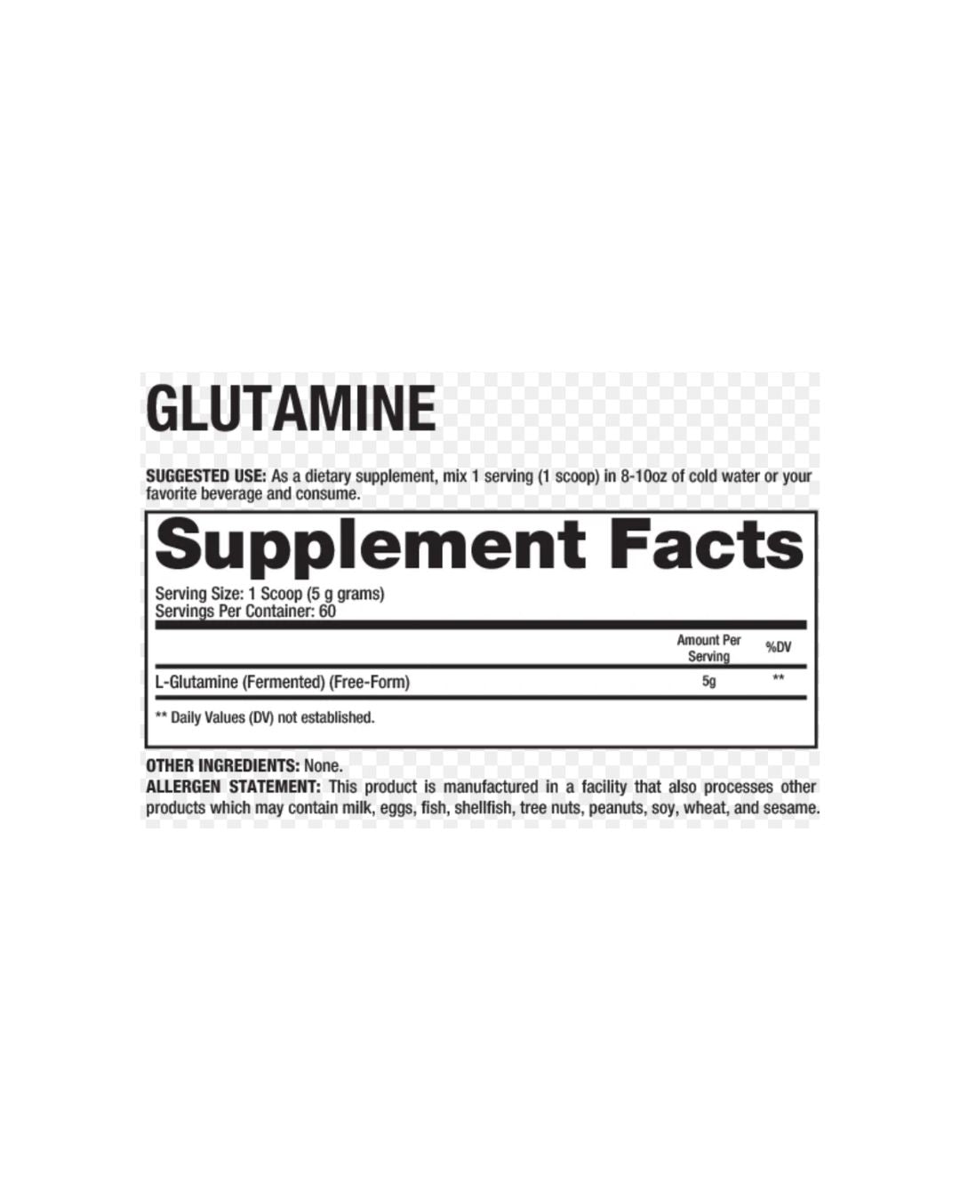Dragon Pharma Glutamine - 60 servings