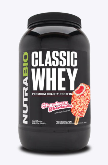 Nutrabio Classic Whey Strawberry Shortcake 2 LB