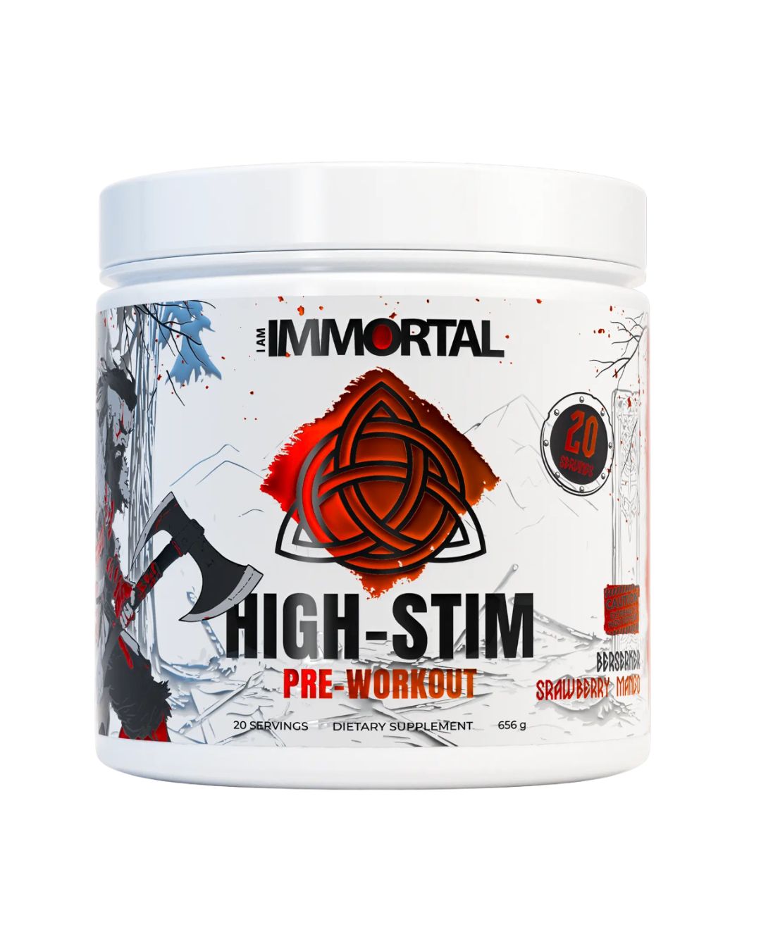 I Am Immortal Berserker High Stim Preworkout