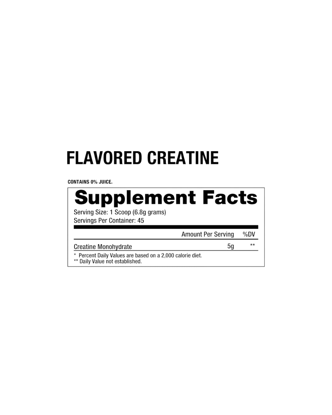 Dragon Pharma Flavored Creatine - 45 Servings