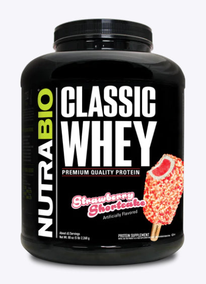 Nutrabio Classic Whey Strawberry Shortcake 5 LB