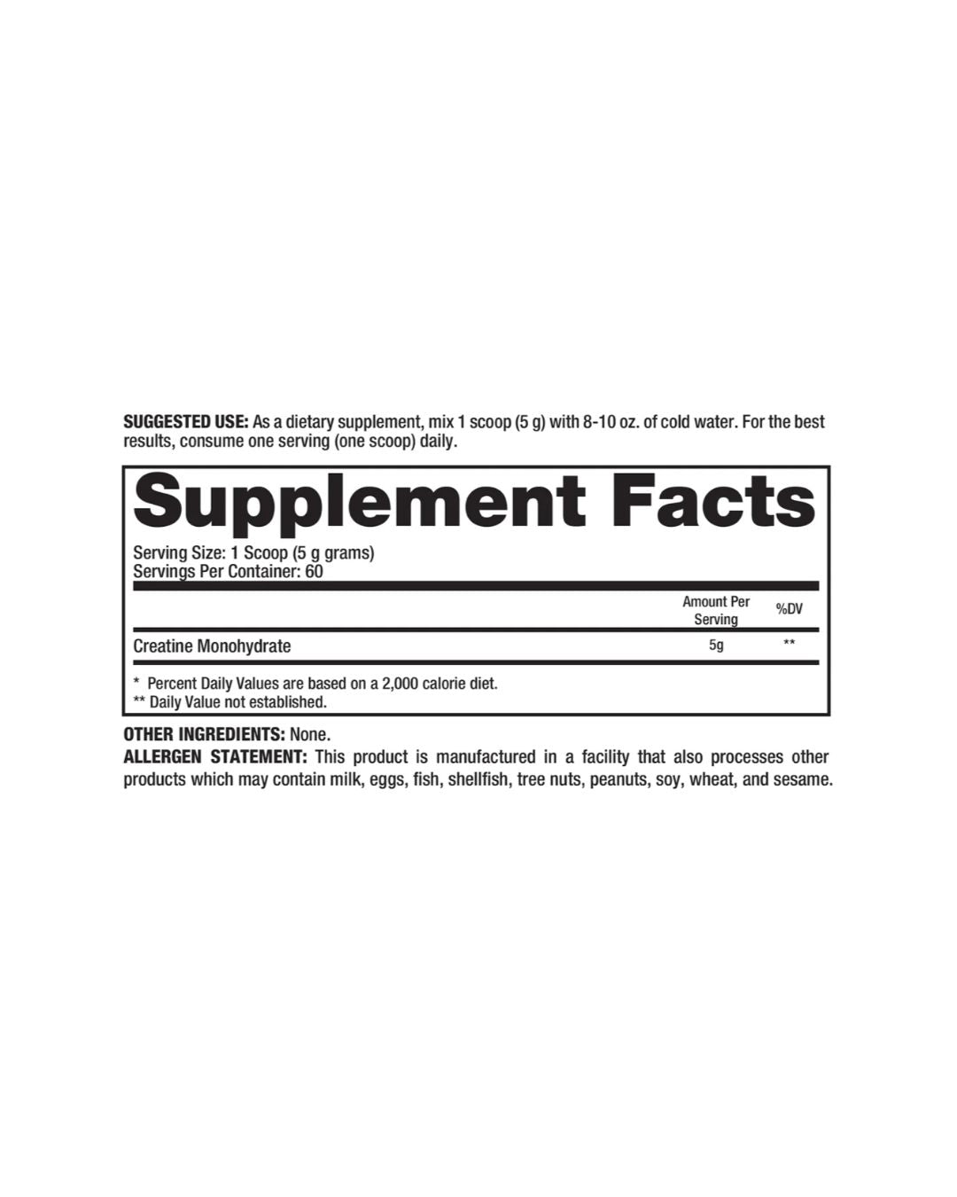 Dragon Pharma Creatine Monohydrate Unflavored
