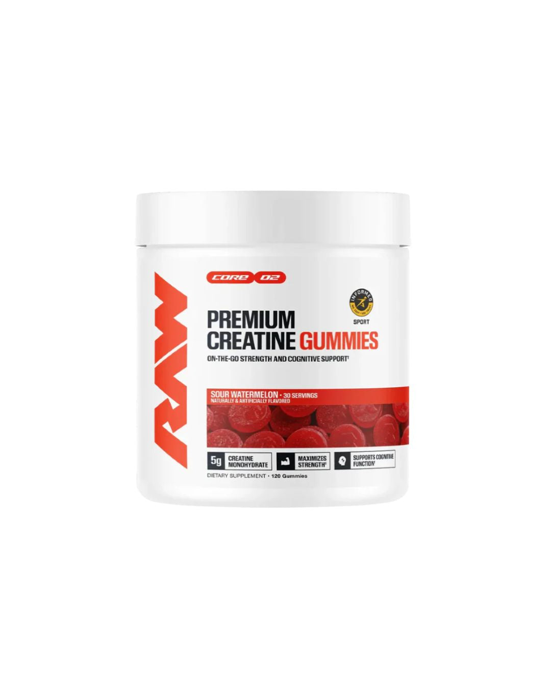 Raw Nutrition Creatine Gummies 30 Servings