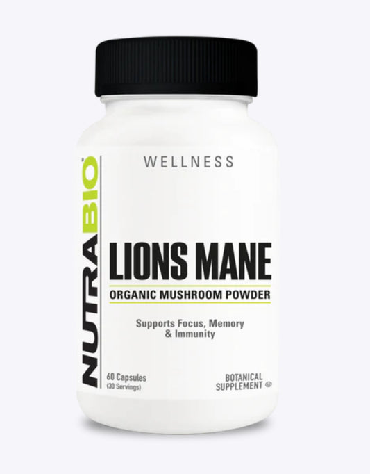 Nutrabio Lion's Mane 500 mg 60 Servings