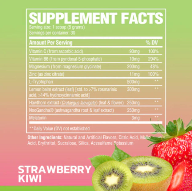 Raw Nutrition Sleep Strawberry Kiwi