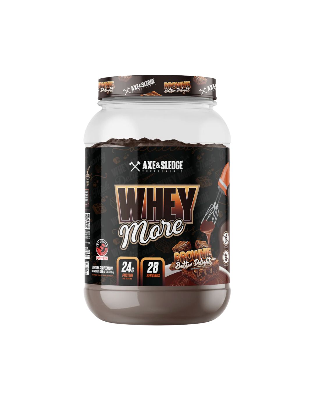 Axe & Sledge Supplements Whey More Protein Powder
