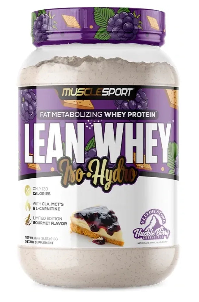 Musclesport Lean Whey Huckleberry Cheesecake 2 LB