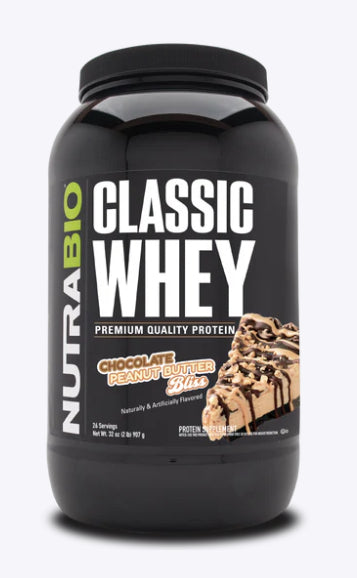 Nutrabio Classic Whey Chocolate Peanut Butter Bliss 2 LB