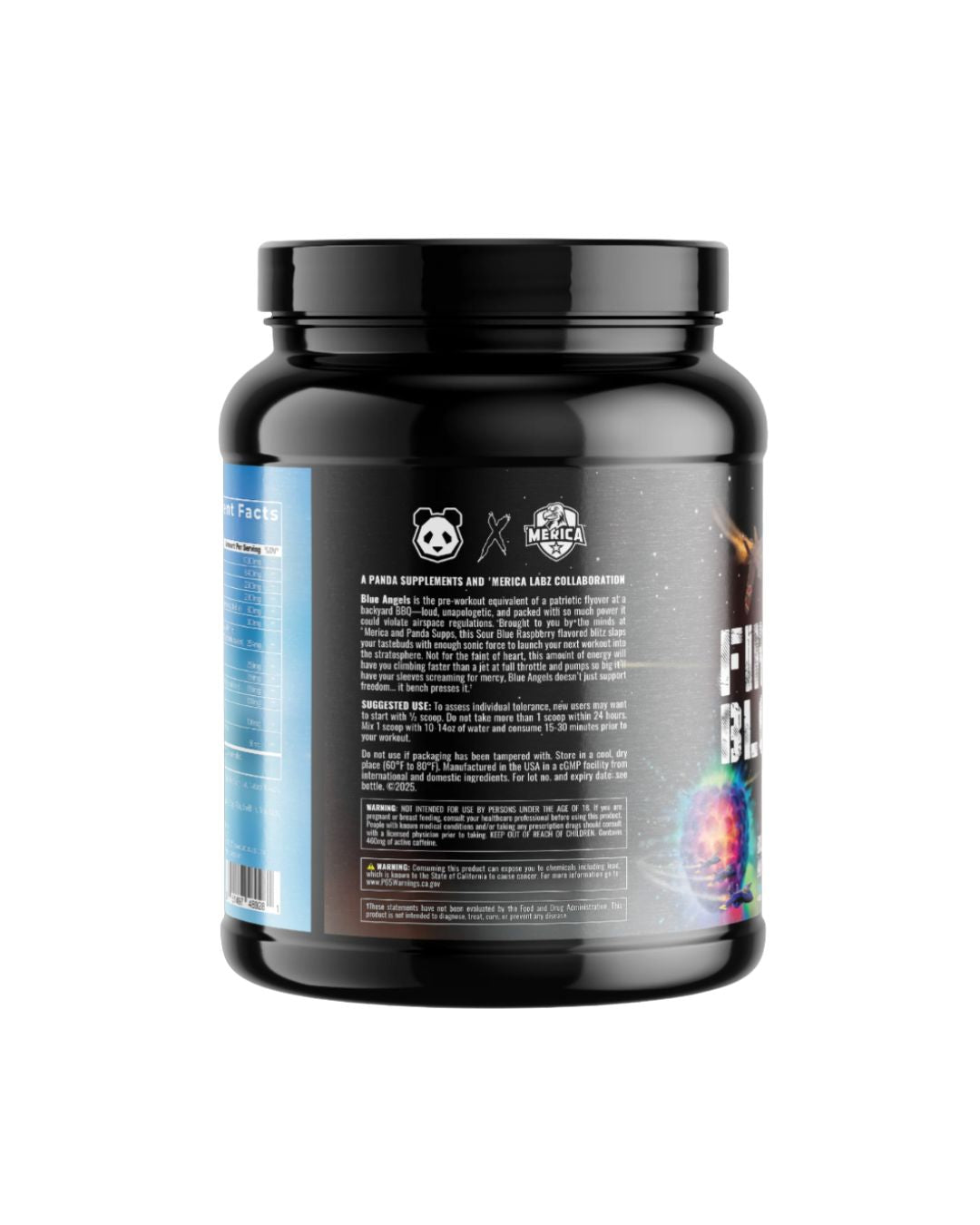 Merica Labz X PANDA Collab First Blood Preworkout