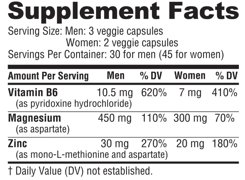 Nutrabio ZMA 90 Vegetable Capsules