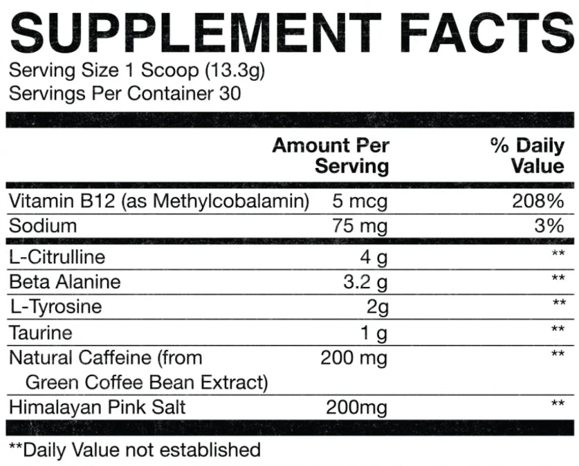 Raw Nutrition CBUM Essential Pre Citrus Grapefruit