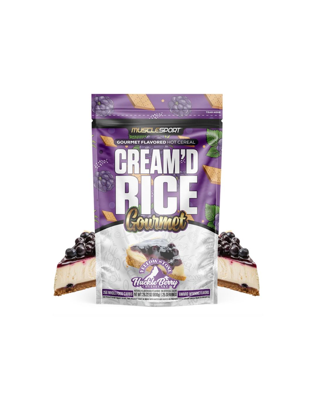 Musclesport Cream'd Rice Gourmet - Hot Cereal - 25 Servings