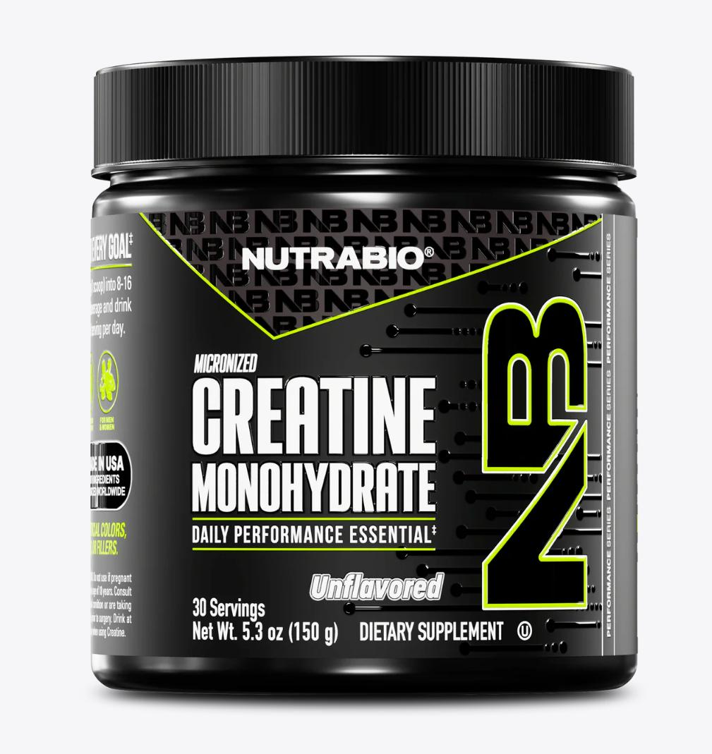 "NutraBio Creatine Monohydrate Powder-30 Servings-The Supplement Stop"