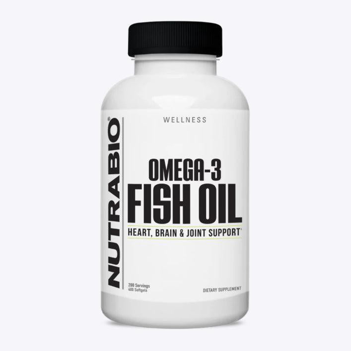 "NutraBio Omega 3 Fish Oil 400 Softgels-The Supplement Stop"