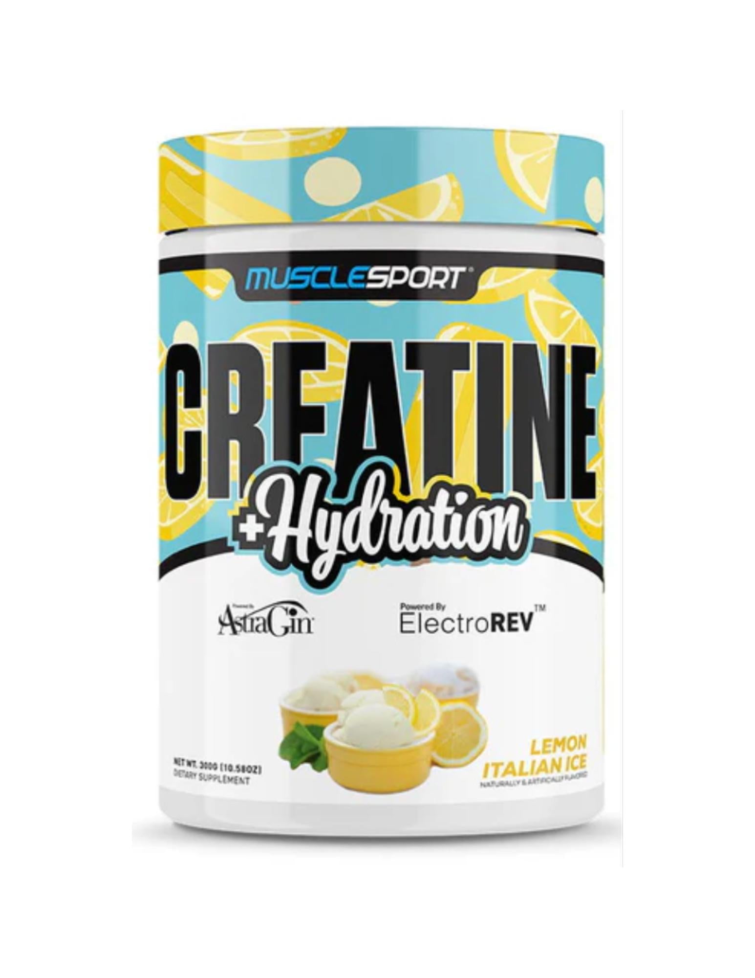 "Musclesport Creatine + Hydration-The Supplement Stop"