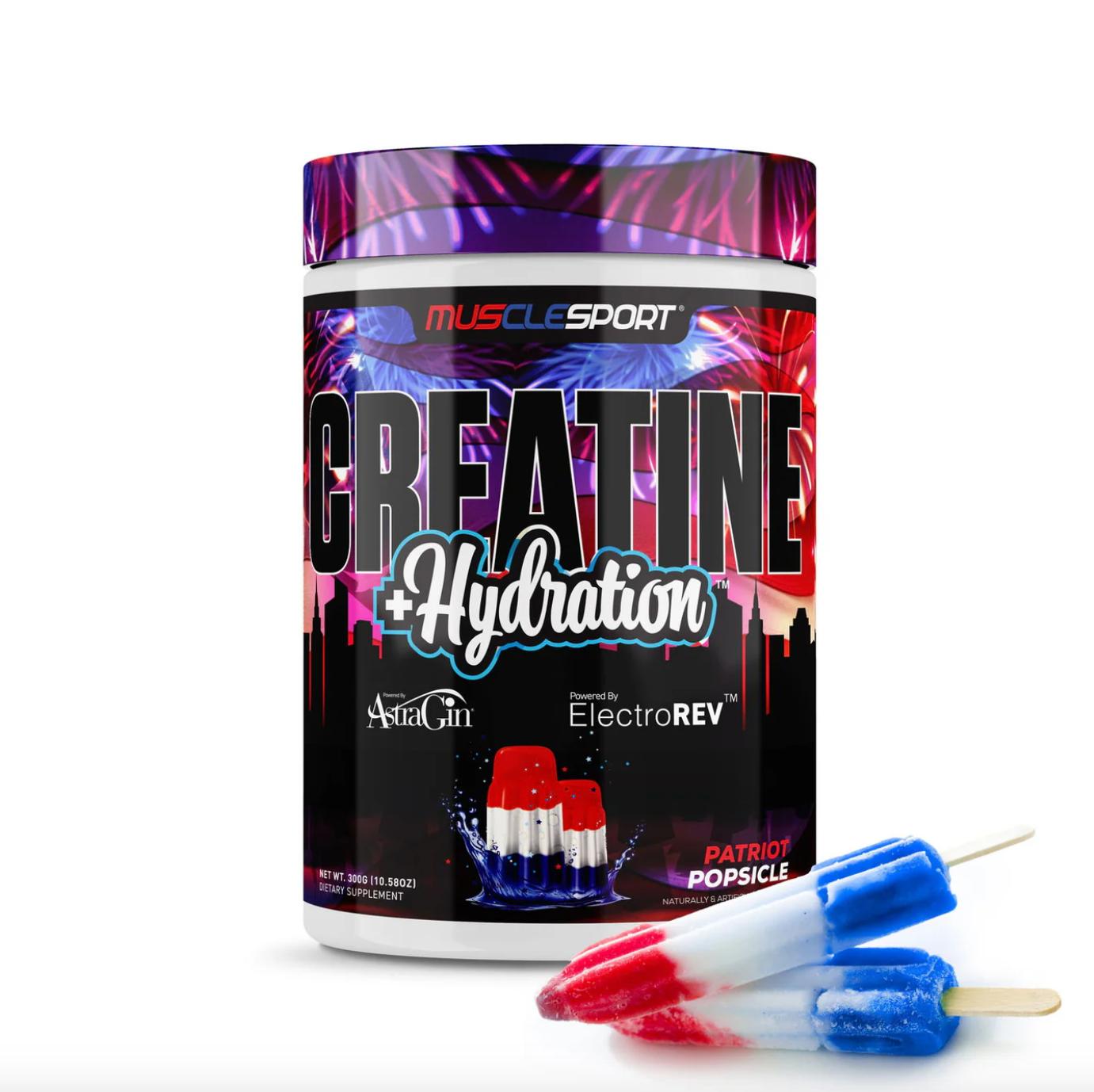 "Musclesport Creatine + Hydration-Patriot Popsicle-The Supplement Stop"