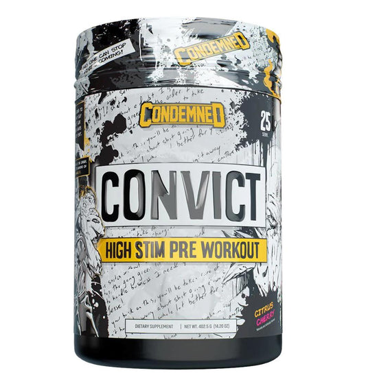 "Condemned Labz Convict Preworkout-Citrus Cherry-The Supplement Stop"