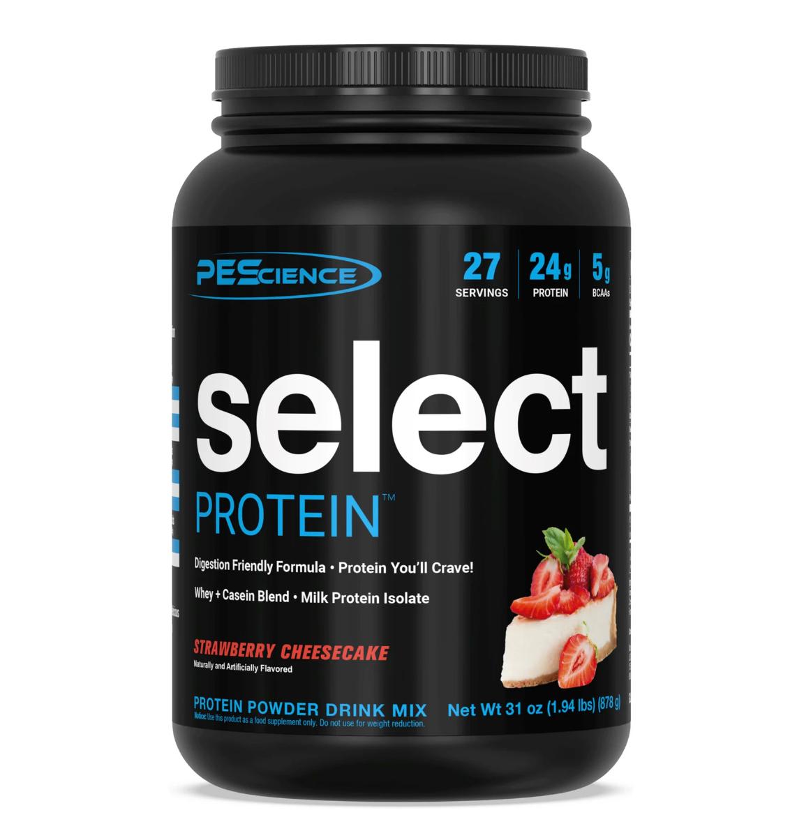 "PEScience Select Protein Powder 2LB-Strawberry Cheesecake-The Supplement Stop"