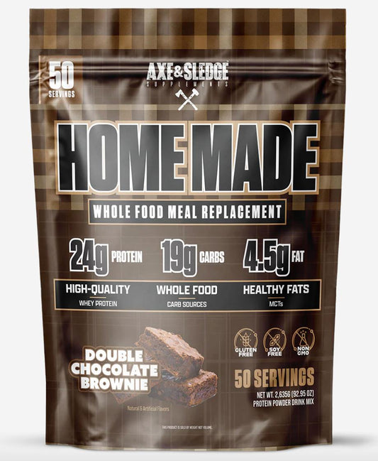 "Axe & Sledge Homemade-Double Chocolate Brownie-The Supplement Stop"