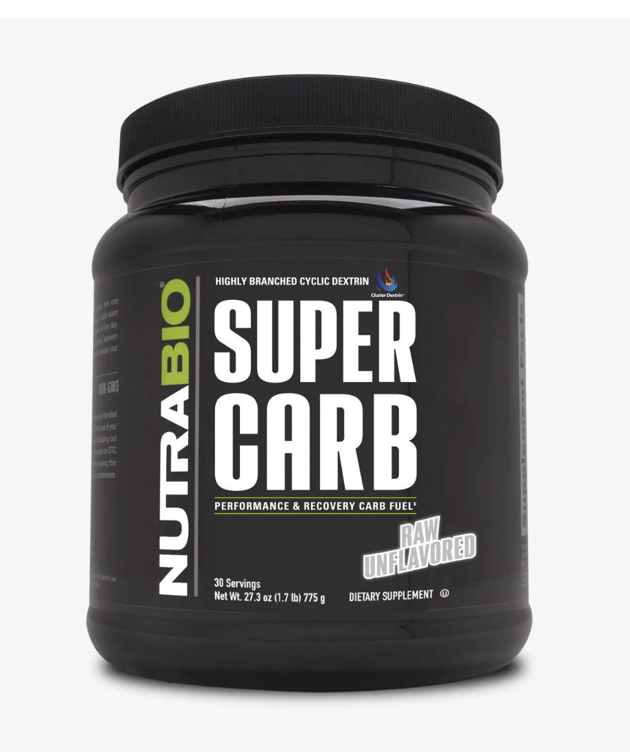 "NutraBio Super Carb-Unflavored-The Supplement Stop"