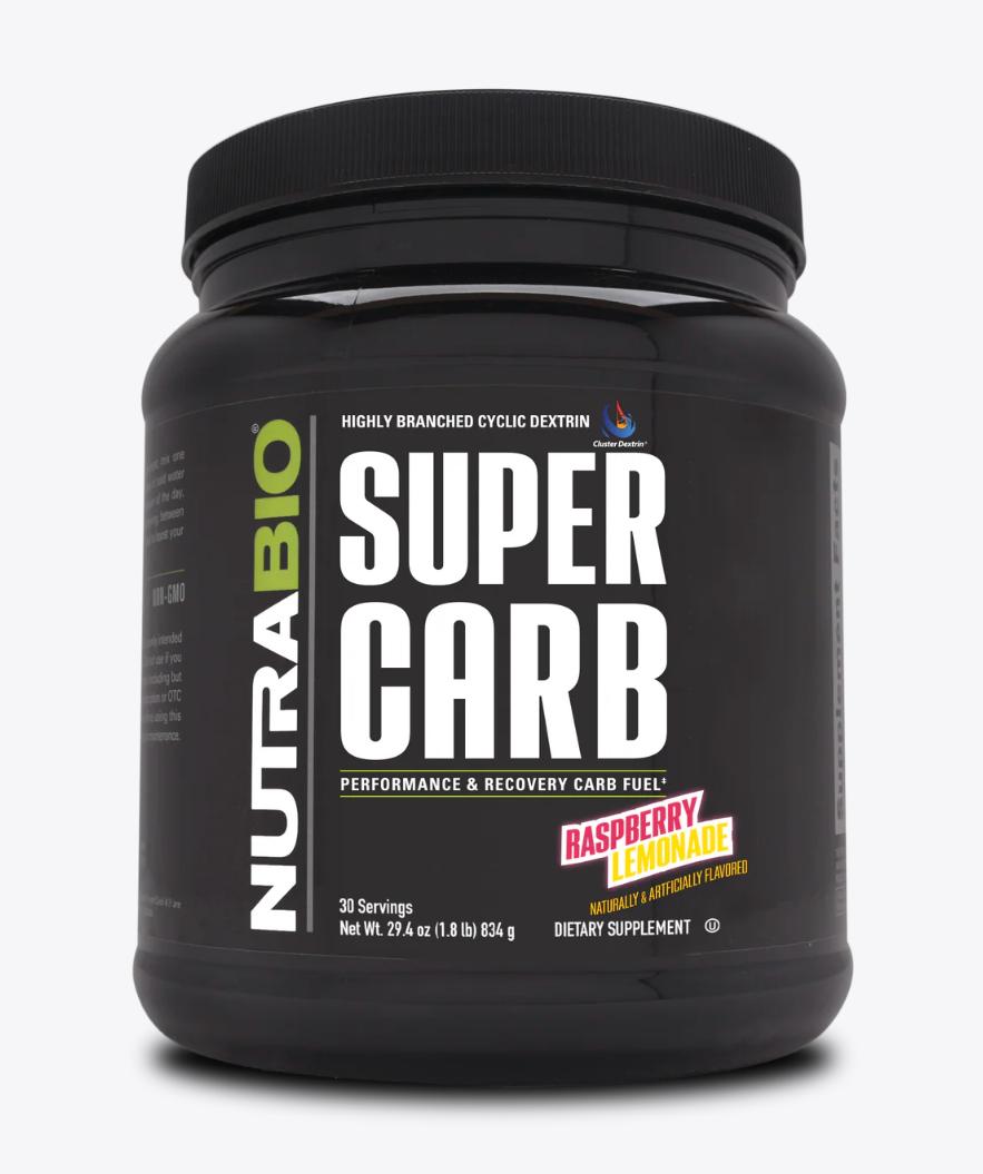"NutraBio Super Carb-Raspberry Lemonade-The Supplement Stop"