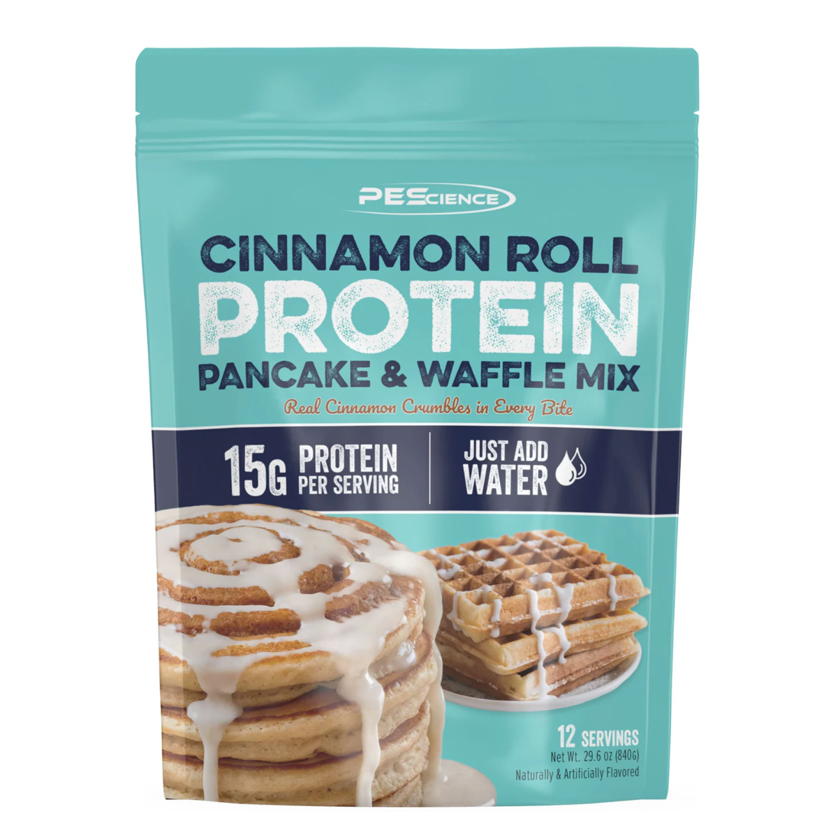 "PEScience Protein Pancake & Waffle Mix-Cinnamon Roll-The Supplement Stop"
