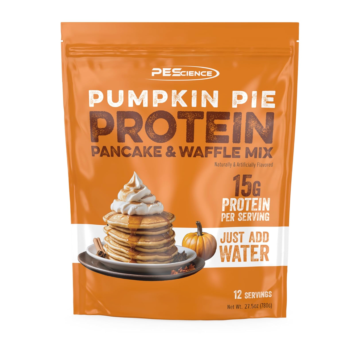 "PEScience Protein Pancake & Waffle Mix-Pumpkin Pie-The Supplement Stop"