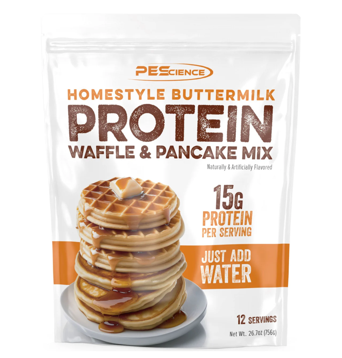 "PEScience Protein Pancake & Waffle Mix-Buttermilk-The Supplement Stop"