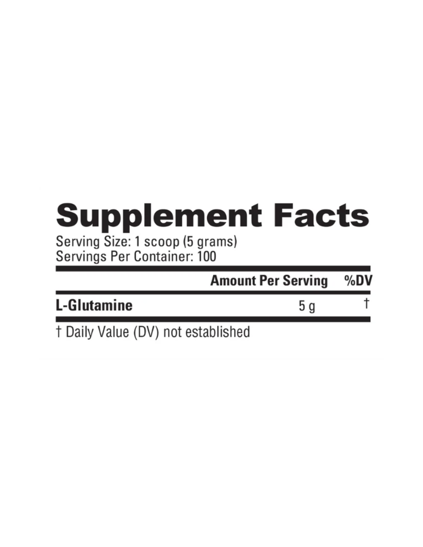 "NutraBio Glutamine-The Supplement Stop"
