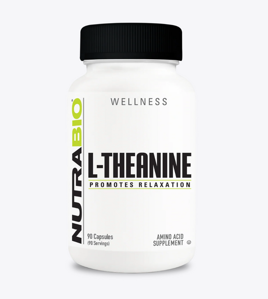 "NutraBio L-Theanine 200 mg 90 Capsules-The Supplement Stop"