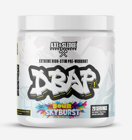 "Axe & Sledge DBAP Preworkout-Sour Skyburst-The Supplement Stop"
