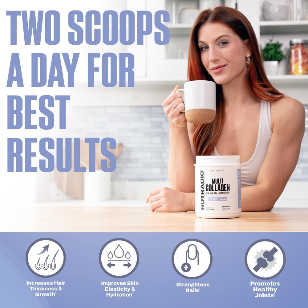 "Nutrabio Multi Collagen Key Benefits-The Supplement Stop"
