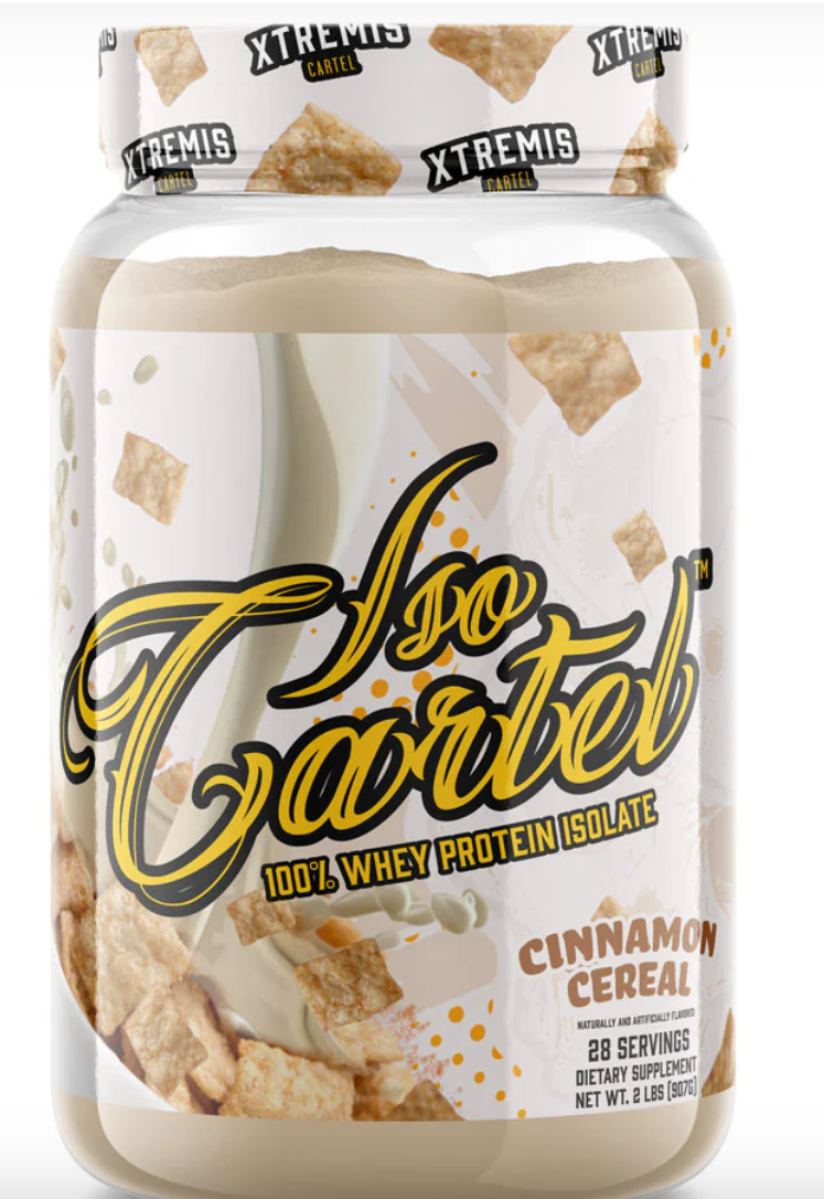 "Xtremis Cartel Iso Cartel Whey Protein Isolate Cinnamon Cereal Flavor-The Supplement Stop"