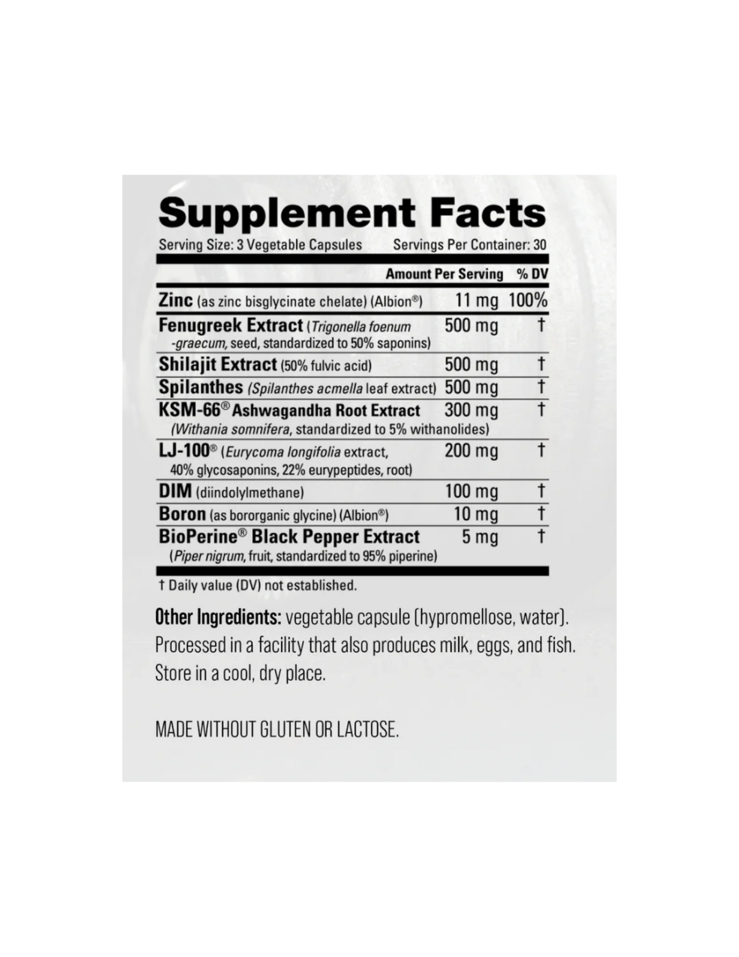 "Nutrabio Test Testosterone Booster Supplement Facts-The Supplement Stop"