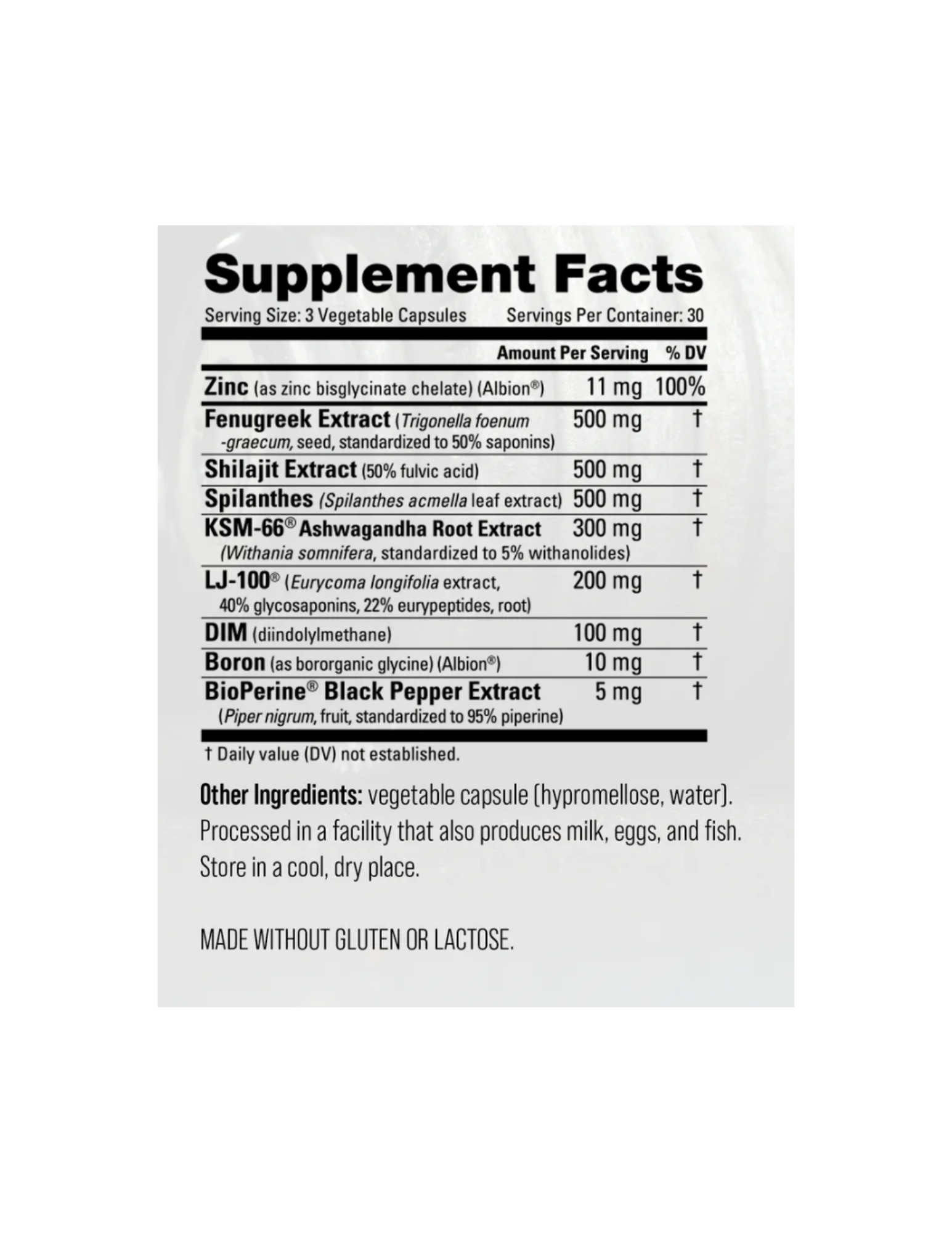 "Nutrabio Test Testosterone Booster Supplement Facts-The Supplement Stop"