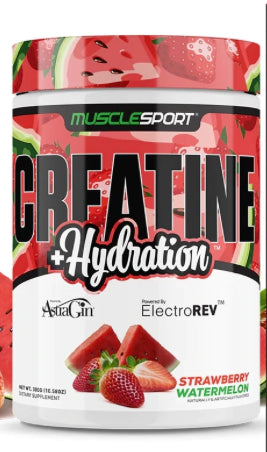 Musclesport Creatine + Hydration Strawberry Watermelon