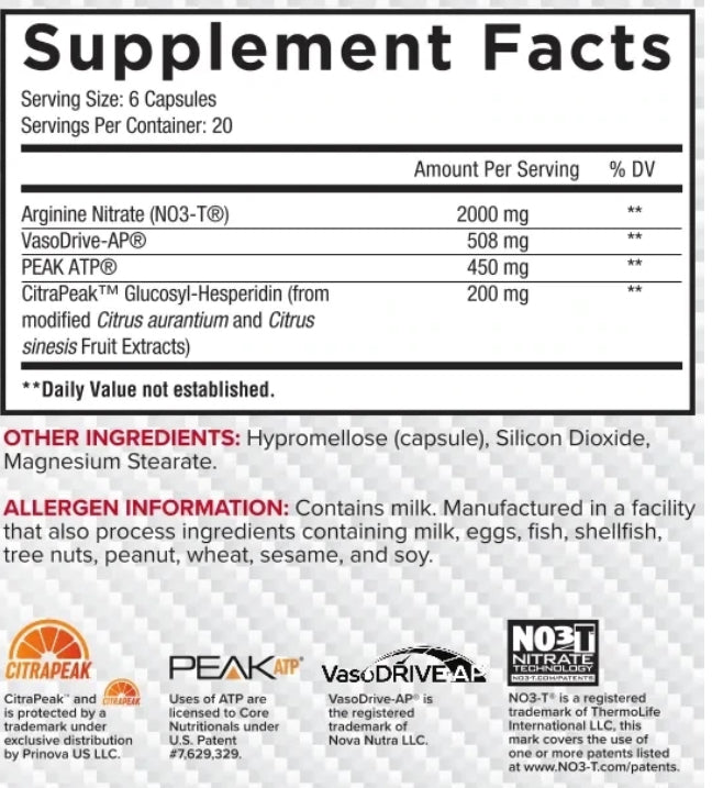 Core Nutritionals Peak 120 ct