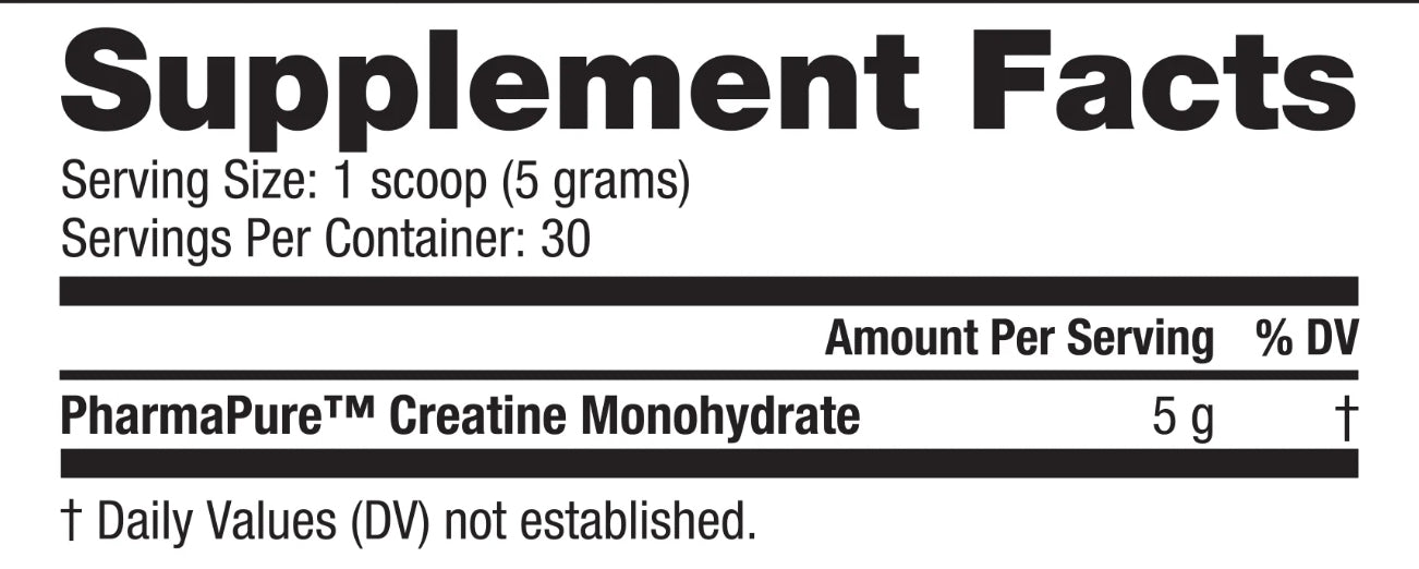 Nutrabio Creatine Monohydrate 30 Servings