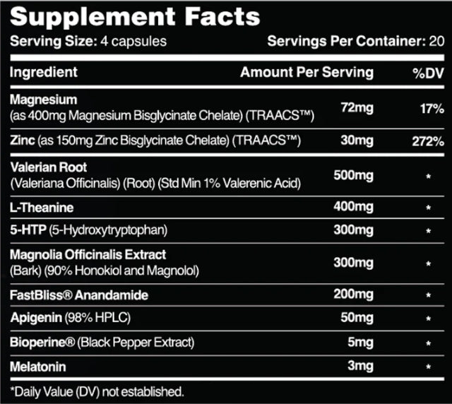 Leviathan Nutrition Slumber Sleep Support