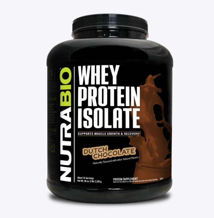 Nutrabio Whey Protein Isolate Dutch Chocolate 5 LB