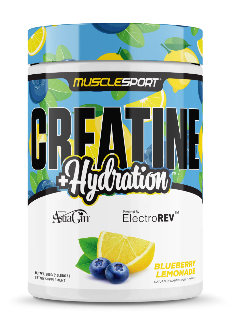 Musclesport Creatine + Hydration Blueberry Lemonade