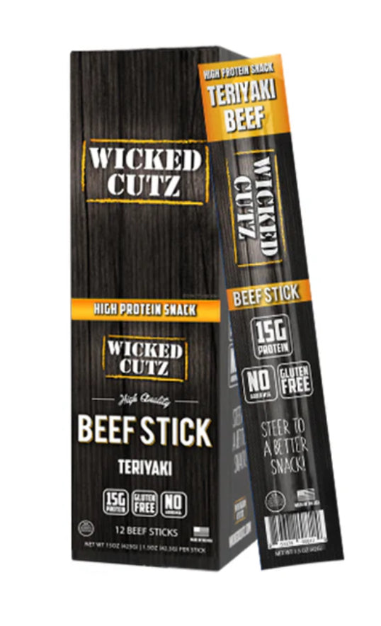 Wicked Cutz Beef Sticks Teriyaki